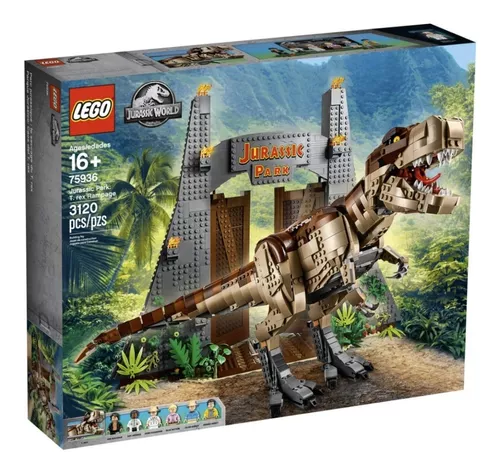 LEGO® Jurassic World Exposição de Fóssil do Dinossauro T.rex 76940