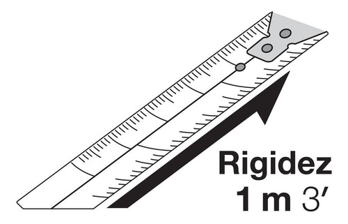 Imagen 2 de 6 de Flexometro Cinta Metrica 3 Metros 13mm Pretul 21607