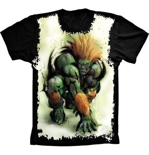 Camiseta Estilosa 3d Fullprint  Game S F Eh