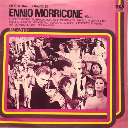 Le Colonne Sonore Di Ennio Morricone Volumen Iii Lp 