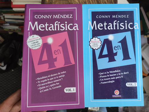 Metafísica 4 En 1 Volúmen 1 Y 2 - Conny Mendez - Original 