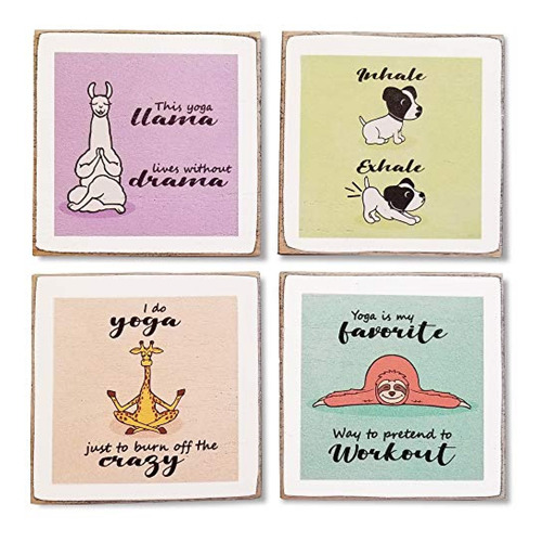 Posavasos Decorativo Regalos Para Profesores De Yoga - Lindo