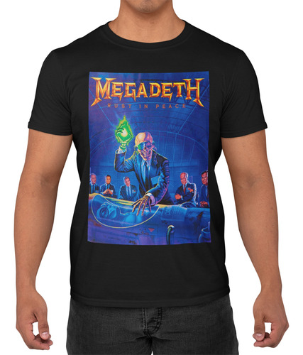 Playera Megadeth Rust In Peace Heavy Metal Tour México 