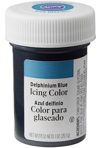 Colorante En Gel Azul Delfin. Wilton
