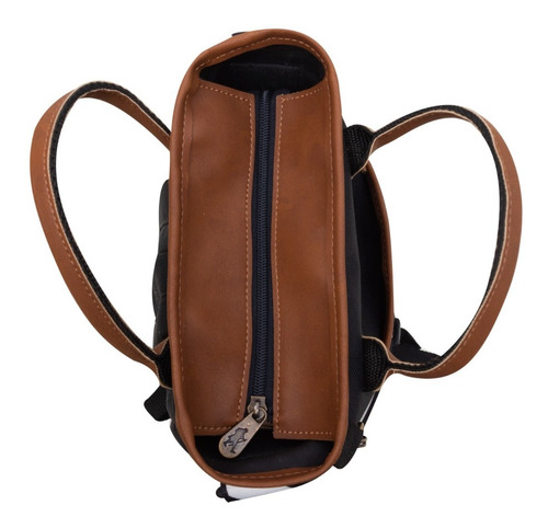 Imagen 3 de 8 de Mochila Matera Tote Salta Pop Negro