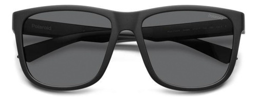 Lentes Polaroid PLD2155/s 003 Lente solar preta fosca cinza haste polarizada 003 haste preta fosca 003 preta fosca moldura 003 preta fosca 003 preta fosca