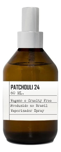 Perfume Patchouli 24 - 60ml Vegano E Cruelty Free