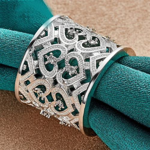 Anillo Plata 925 Luna Estrella Mujer Ajustable Regalo Joya