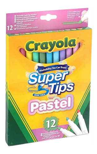 Crayola Supertips Edición Especial Pastel