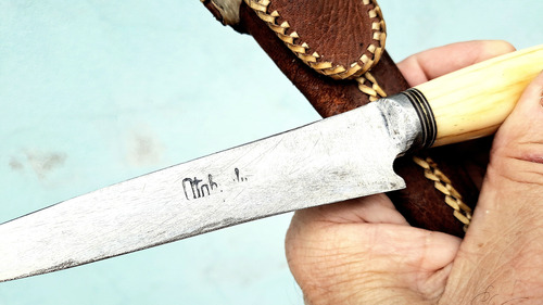 Cuchillo Atahualpa Antiguo Hermoso Crema (Usado)