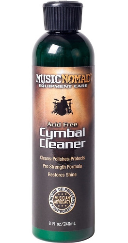 Limpiador Platillos Pule Protege Music Nomad Cymbal Cleaner 