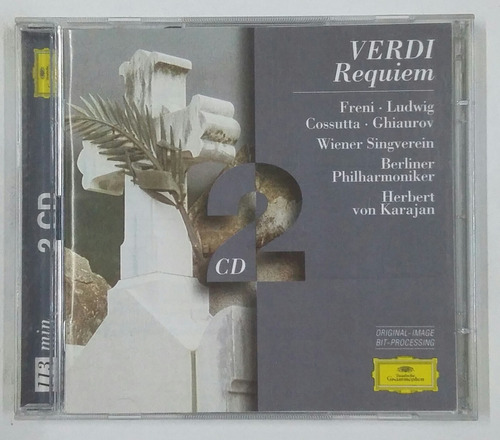 Cd Verdi Requiem 2cds Bruckner Te Deum Herbert Von Karajan