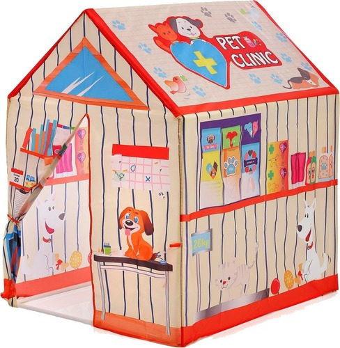 Carpa Para Niños Casita Juguete Modelo Veterinaria Casa