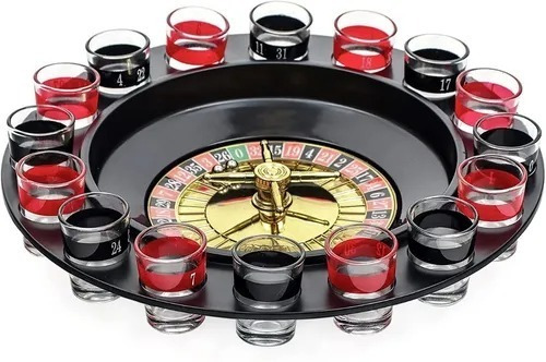 Ruleta Shot Juego Mesa Casino Shots 16 Copas Juego Fiestas