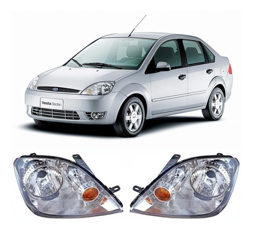 Juego Opticas Ford Fiesta Mk2 2002 2003 2004 2005 2006 2007 