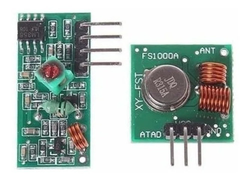 Modulo Rf Transmisor Y Receptor 433 Mhz Arduino Robotica Pic