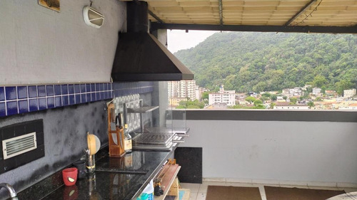 Cobertura Com 3 Dormitórios À Venda, 138 M² Por R$ 900.000,00 - Vila Belmiro - Santos/sp - Co0129