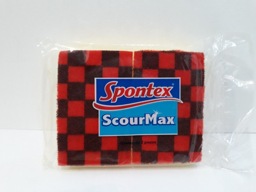 Esponja Fibra Scourmax Limpieza Antiresiduos Cocina Spontex