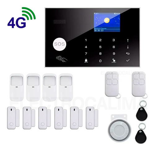 Alarma Inalámbrica Para Casa O Negocio Wifi Gsm