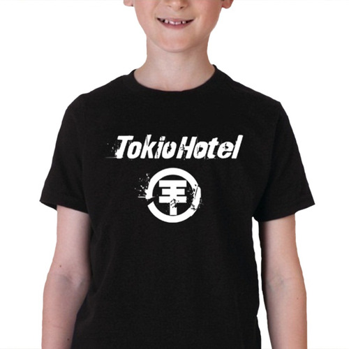 Camiseta Infantil Tokio Hotel 100% Algodão