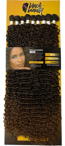 Cabelo Cacheado Fibra De Proteina 360gr Melissa Black Beauty Cor Mt2-30