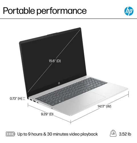 Hp 15.6 Full Hd Touch-screen I7 16gb 512gb Ssd Silver.