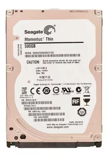 Disco Duro Interno 2.5 Seagate 500gb Laptop Notebook