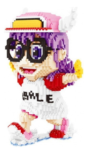 Arale Norimaki Corriendo Running Figura Armable3d Minibloque