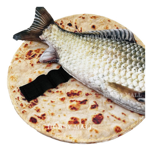 Lapicera Pez Bolsa+tortilla Harina Estuche Lapicero 2 Piezas