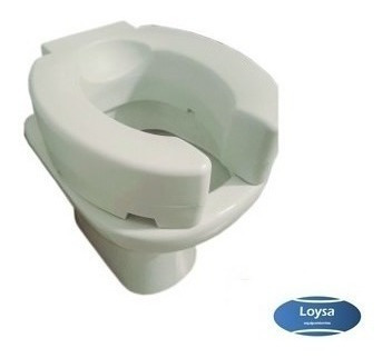 Asiento Inodoro Elevado 13 Cm Ortopédico Sin Tapa