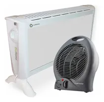 Comprar Combo Calefactor Electrico Exahome + Caloventor Estufa Ofert