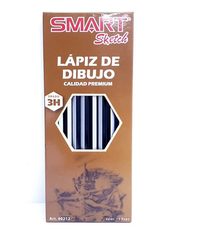 Lapiz De Dibujo 3h Smart Sketch Pq Con 10 Pz