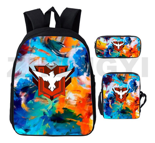 Fweaad Mochilas 3d De Free Fire Garena For Niños Con Estampado
