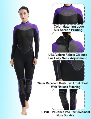 Mujeres De Traje De Neopreno En Neopreno De Un Traje De De Y