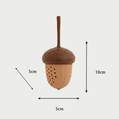 0 Colador De Té De Silicona, De Té Con Forma De Bellota,