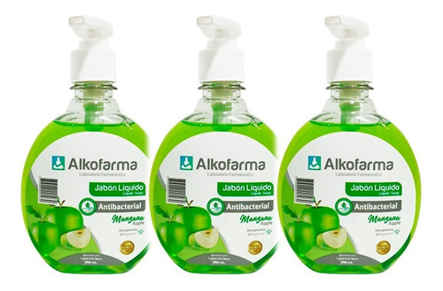 Jabón Líquido Antibacterial Alkofarma (pack X 3unid.)