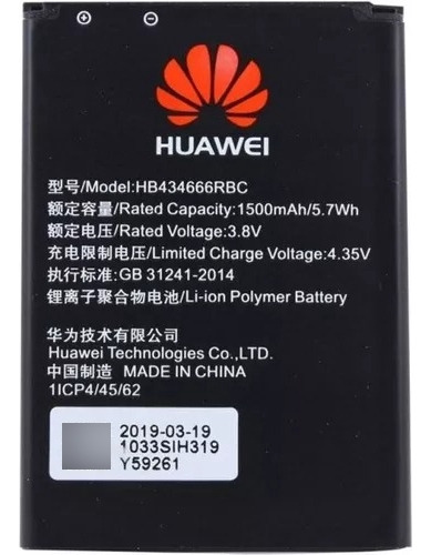 Batería Huawei Airtel 4g Hotspot (e5573) Hb434666rbc