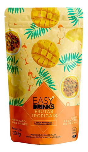 Preparado para Drink Frutas Tropicais Easy Drinks 100g