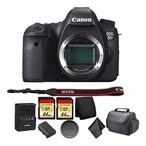 Canon Eo 6d Dslr Kit 2 Memoria 64 Gb Estuche