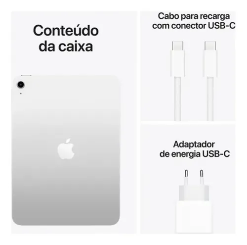 Apple iPad 11 Chip A16 Wi-fi 128gb Cor Prateado | Frete grátis