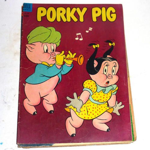 10 Revistas Porky Pig En Inglés Del 50 Editorial Dell Comic. (Usado)