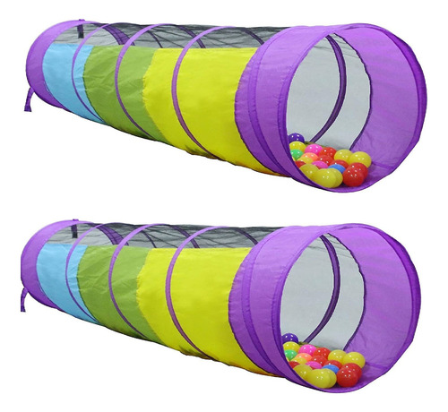 Kiddey Túnel De Juego Multicolor Para Niños (6 Pies) Gatea