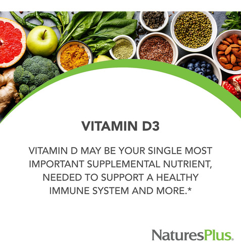 Naturesplus Vitamina D3 10,000 Ui Cápsulas Blandas