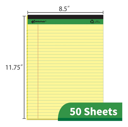 Blocs De Notas Legales, Blocs De Notas De Papel Recicla...