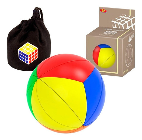 Cubo Rubik Original Yj Yeet Ball Cube Stickerless + Estuche