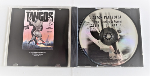 Astor Piazzolla Cd Tango El Exilio De Gardel Sur El Viaje (Usado)