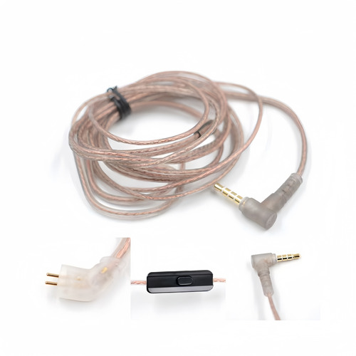Kz Cable De Repuesto Tipo Pin B Con Micrófono Original