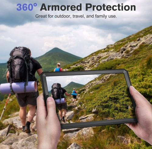 Imagen 6 de 6 de Funda Militar Galaxy Tab S6 T860 Recio 2019 10.5 C/ Parador