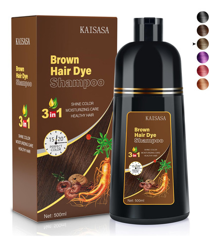 Brown Hair Dye Shampoo 3 En - 7350718:mL a $164990