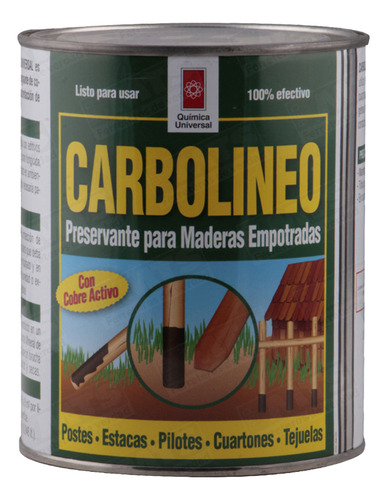 Carbolíneo 1/4 Galón Química Universal Mimbral